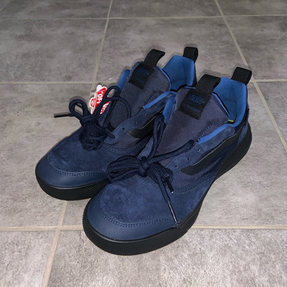 New Mens Vans Ultrarange Dress Blues Black Shoes